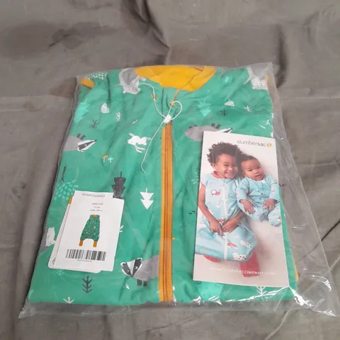 BAGGED SLUMBERSAC BABY SLEEPSUIT 1 TOG IN GREEN SIZE 3-4YRS