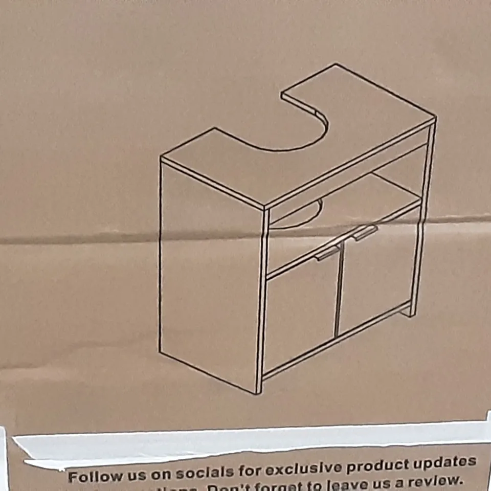 BOXED UNDERBASIN WITH OPEN SHELF
