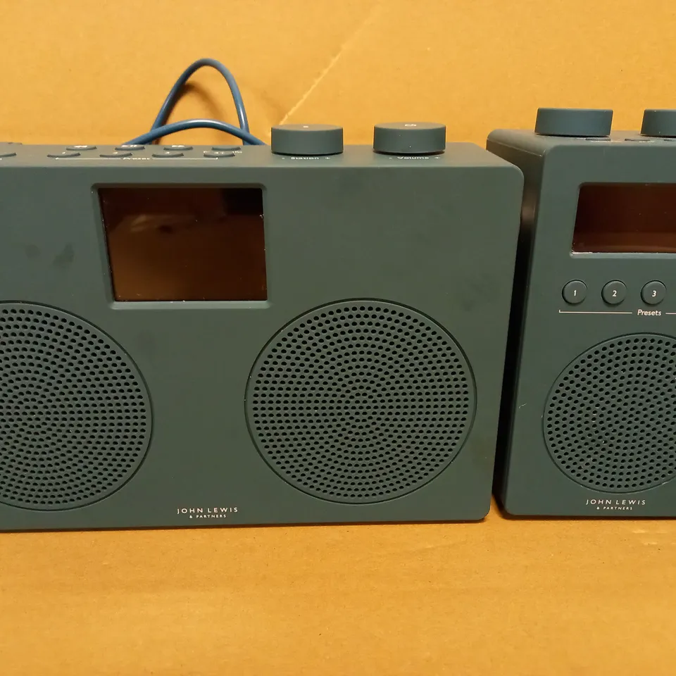 LOT OF 2 JOHN LEWIS RADIO 