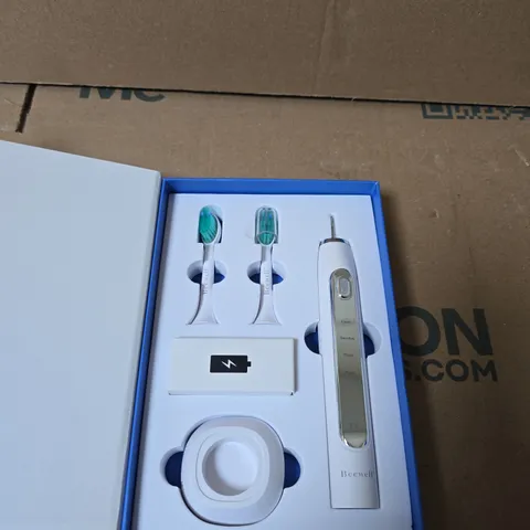 BEEWELL LED SERIES 6 ELECTRIC SONIC TOOTHBRUSH – BOXED WITH 2 HEADS & CHARGING STAND