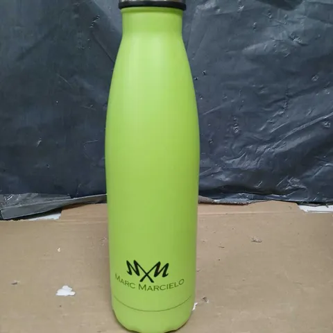 MARC MARCIELO STAINLESS STEEL WATER BOTTLE - HOT AND COLD - NEON GREEN - 500ML