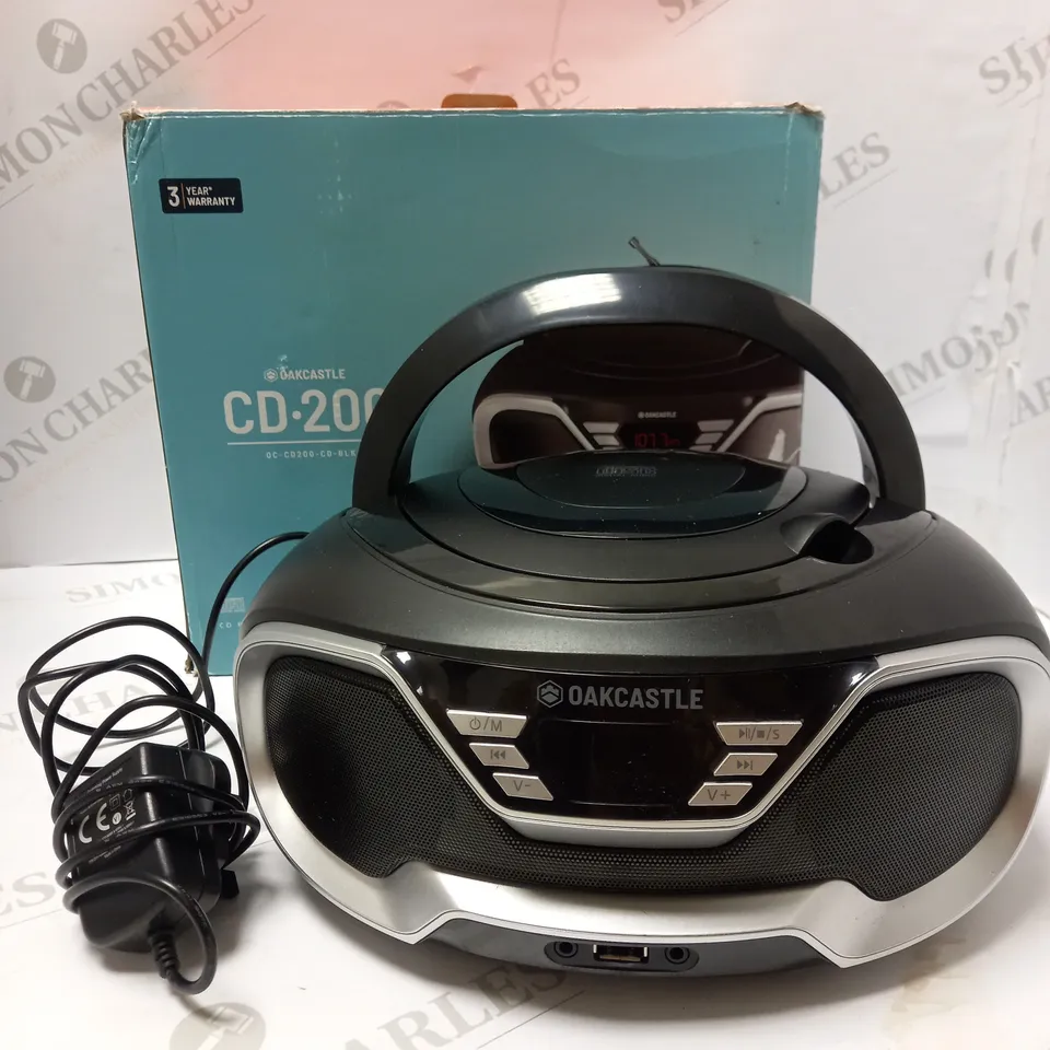 Oakcastle CD200 CD BOOMBOX BLACK