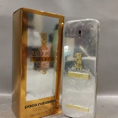 BOXED PACO RABANNE MILLION LUCKY EAU DE TOILETTE 100ML