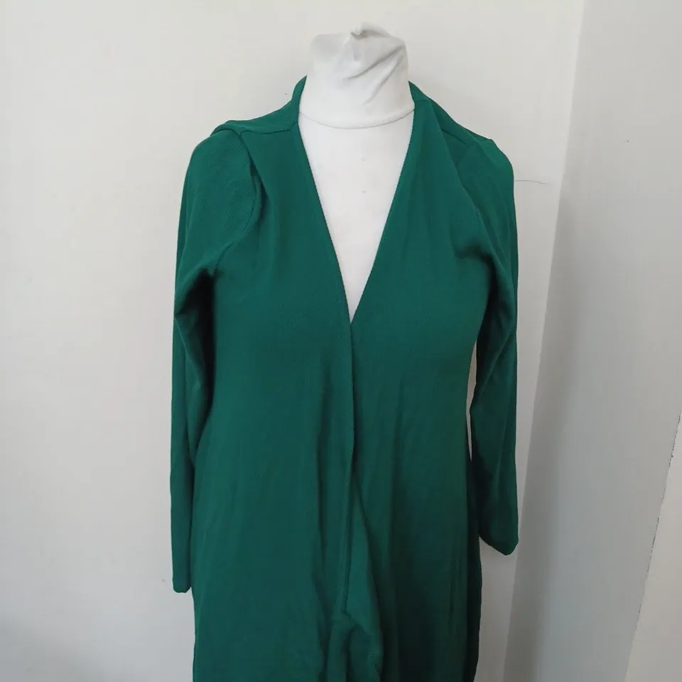 BODEN WOMENS GREEN LONG CARDIGAN SIZE 16R