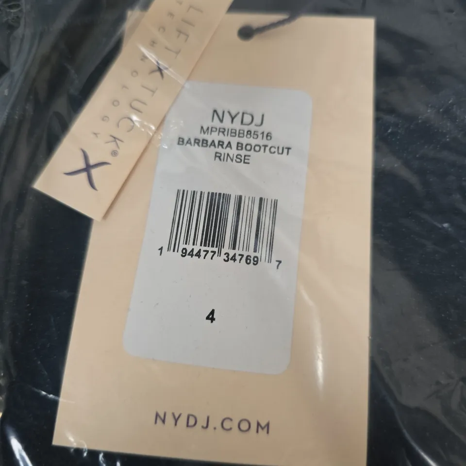 NYDJ BARBARA BOOTCUT JEANS – NAVY, UK 8 (US 4), WOMEN'S DENIM