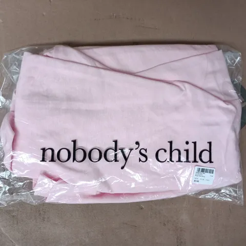 BAGGED NOBODY'S CHILD REIGN MIDI DRESS IN PINK SIZE UK 10