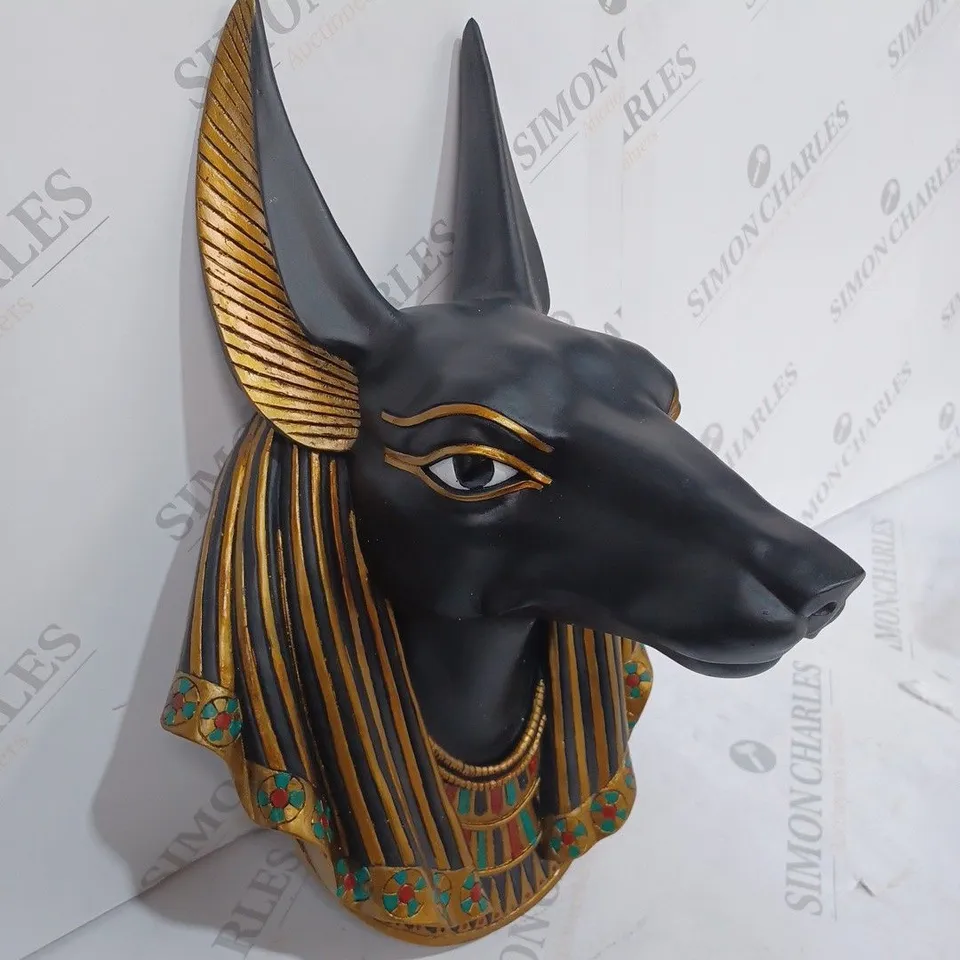 TOSCANO ANUBIS THE JACKAL GOD PLAQUE