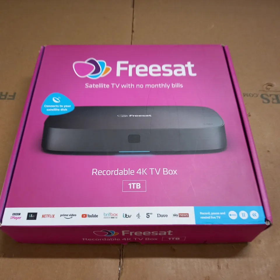 FREESAT RECORDABLE 4K TV BOX - 1TB