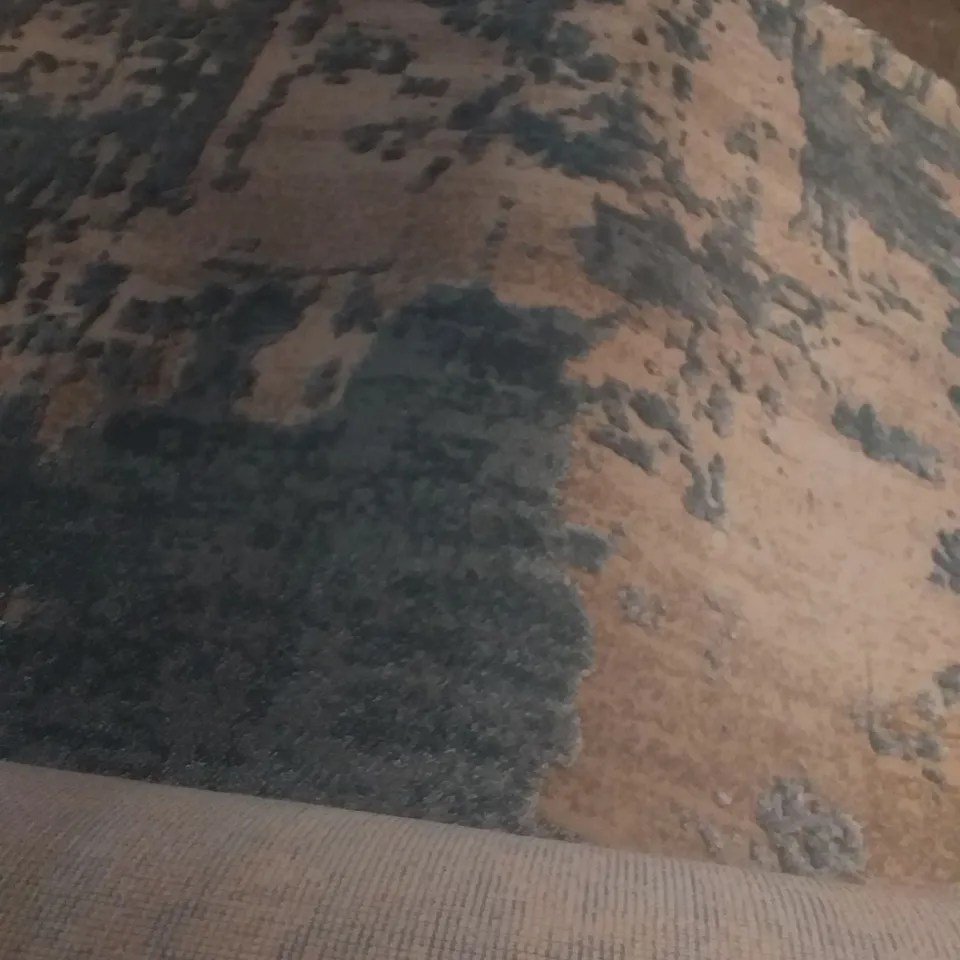 FLIPPEN FLATWEAVE BLUE RUG - 200 X 290CM