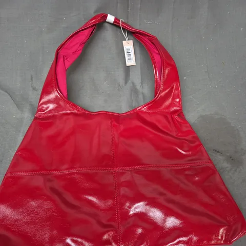 PUBLIC DESIRE HOBO SHOULDER BAG IN RED