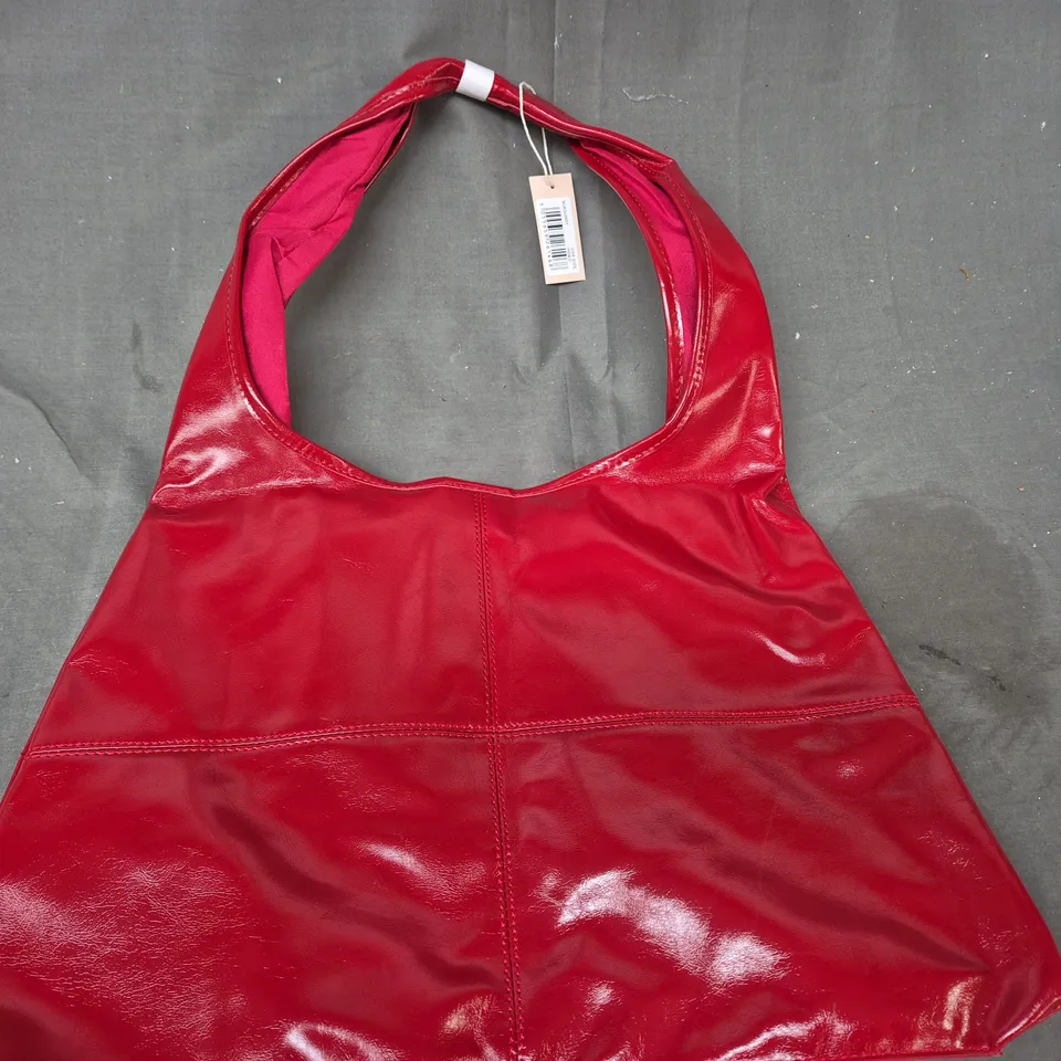 PUBLIC DESIRE HOBO SHOULDER BAG IN RED RRP £25