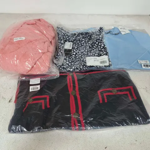 APPROXIMATELY 40 ASSORTED CLOTHING ITEMS IN VARIOUS SIZES, STYLES & COLOURS TO INCLUDE BRANDS SUCH AS LA MAREY, ANAMOR, EMRECO, ETC - COLLECTION ONLY