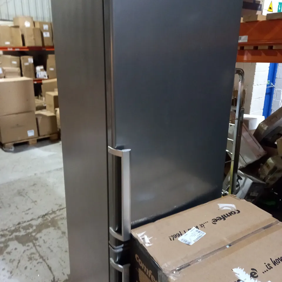 HOOVER HVBF6182XFHK 281 LITRE FREESTANDING FRIDGE FREEZER 60/40 SPLIT FROST FREE 60CM WIDE - STAINLESS STEEL