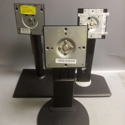 BOX OF APPROX 12 ASSORTED MONITOR STANDS IN BLACK