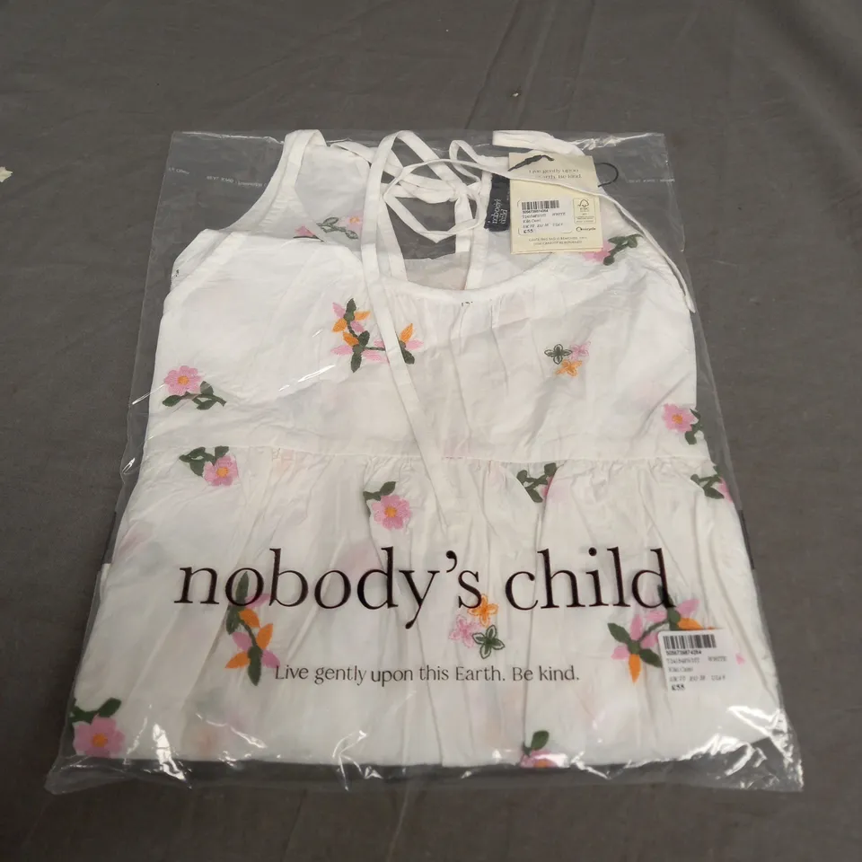 SEALED NOBODYS CHILD KIDI CAMI IN WHITE - UK 10