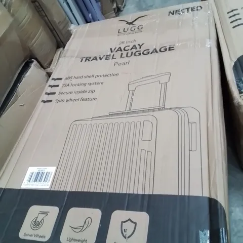 BOXED LUGG 28INCH VACAY TRAVEL LUGGAGE PEARL