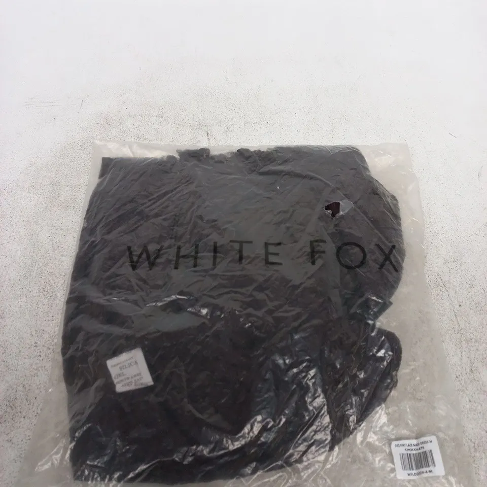 WHITE FOX DESTINY LACE MAXI DRESS – CHOCOLATE – SIZE M