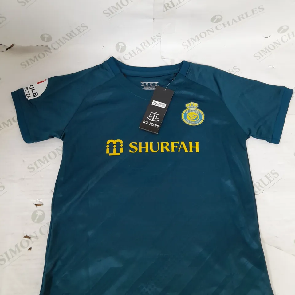 AL NASSR AWAY KIT WITH RONALDO 7 SIZE 22