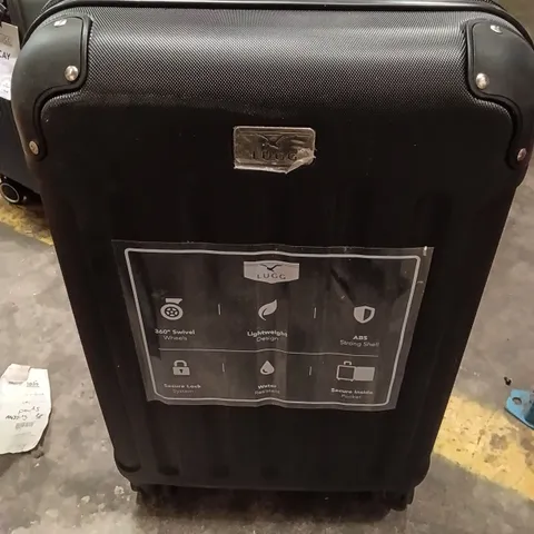 UNBOXED KEPLIN LUGG SMALL SIZE TRAVEL SUITCASE WITH WHEELS AND SECURE LOCK SYSTEM BLACK COLOUR 