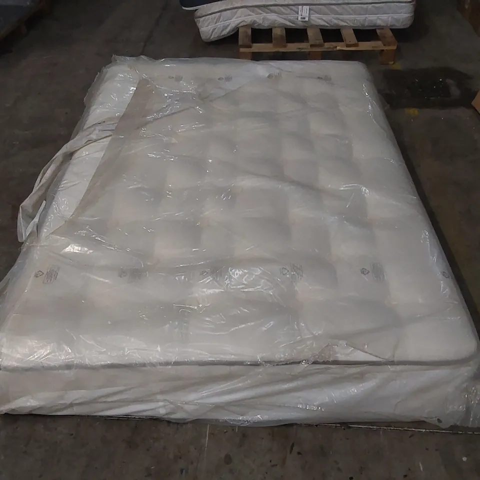 QUALITY BAGGED THE SHIRE BED CO SIGNATURE 2000 4'6" DOUBLE MATTRESS 