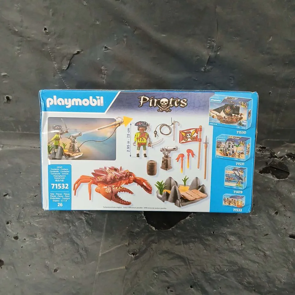 PLAYMOBIL 71532 PIRATES: BATTLE WITH THE GIANT CRAB