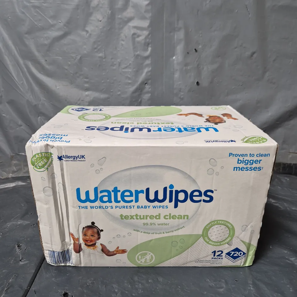 WATERWIPES BABY WIPES SENSITIVE WEANING PLASTIC FREE WIPES 720 WIPES