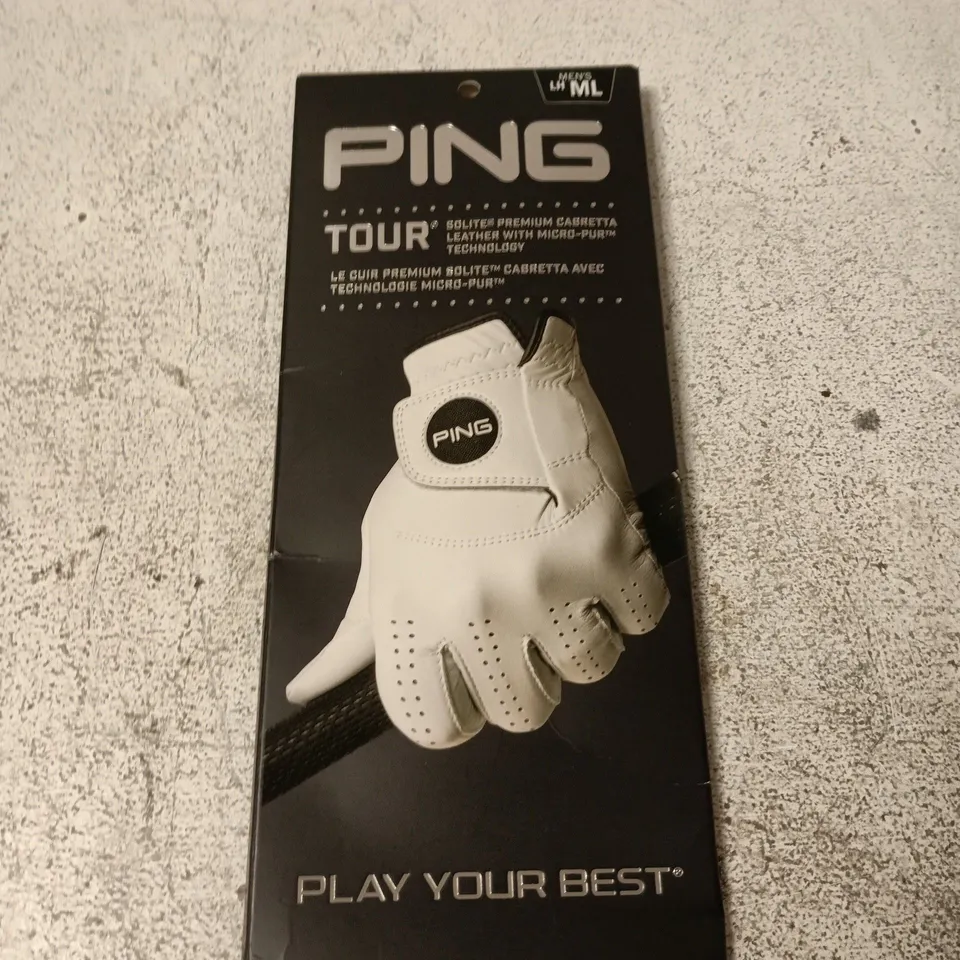 PING TOUR GOLF GLOVE – BOXED