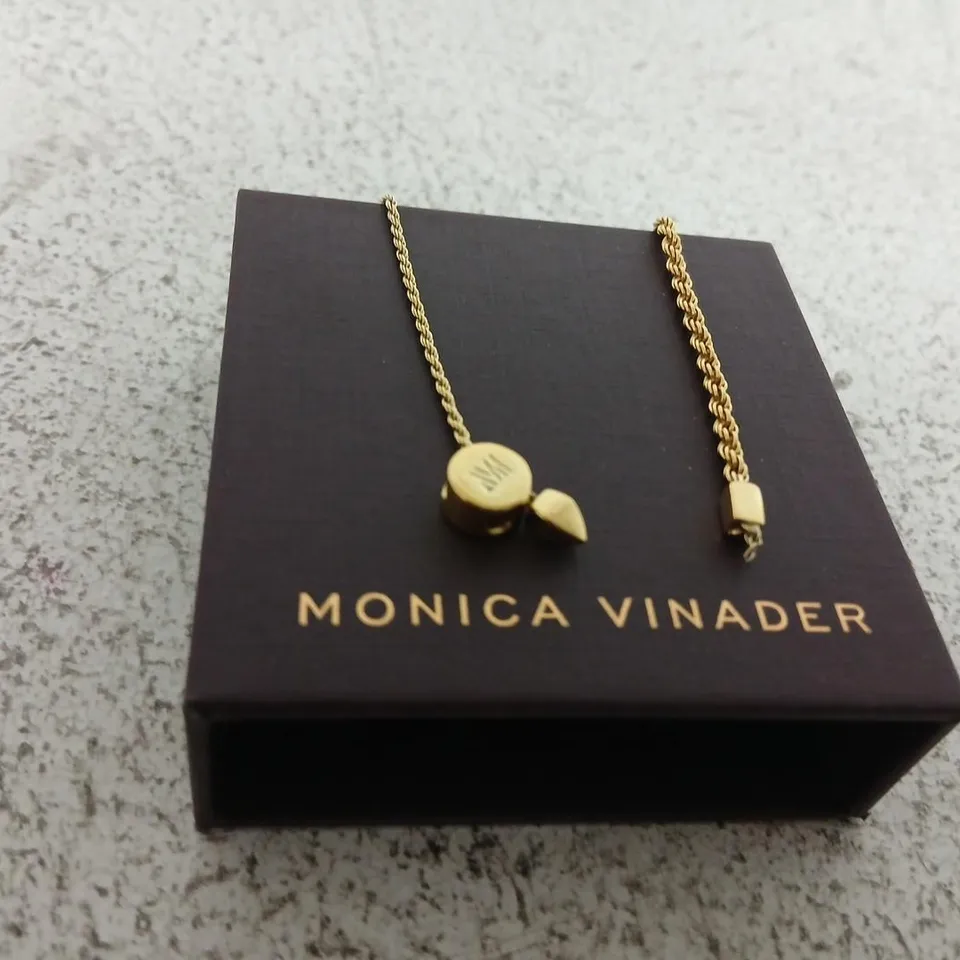 MONICA VINADER GOLD‑TONE NECKLACE(DAMAGED CHAIN)