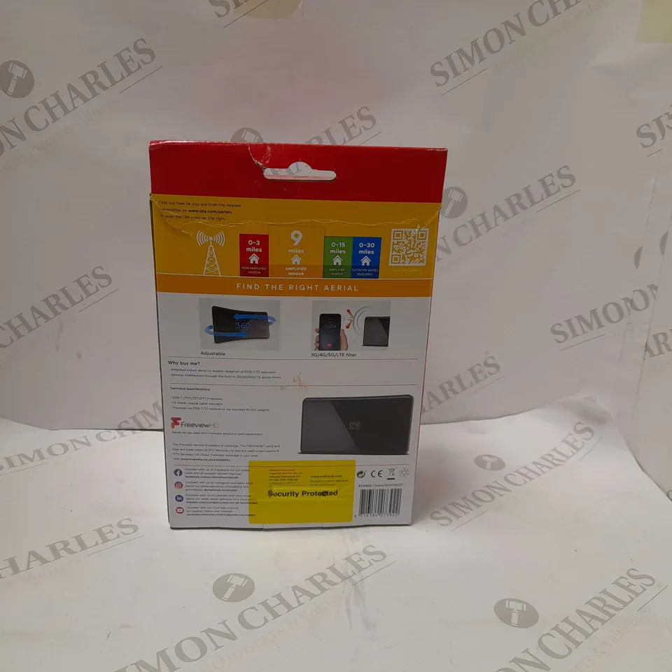 ONE FOR ALL SV9420 AMPLIFIED INDOOR AERIAL