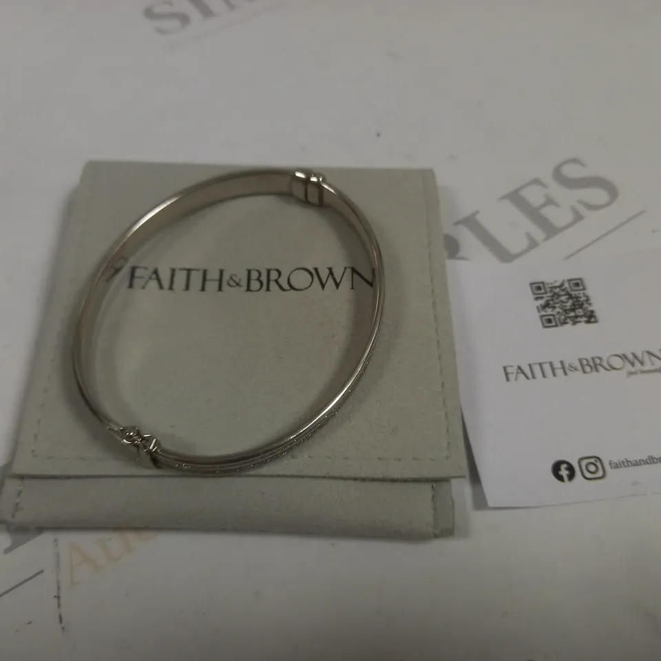 FAITH & BROWN DOUBLE STARDUST BANGLE BANGLE