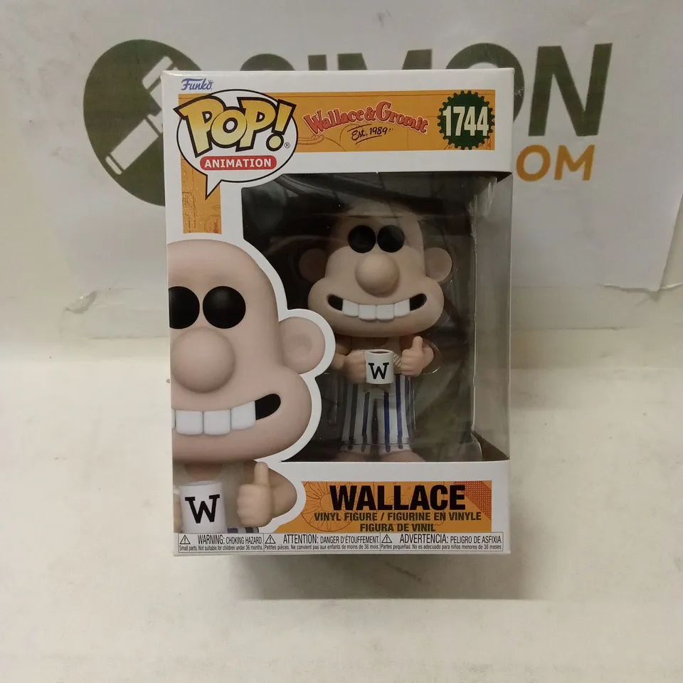 FUNKO POP! ANIMATION WALLACE & GROMIT VINYL FIGURE – WALLACE (NO. 1744) BOXED