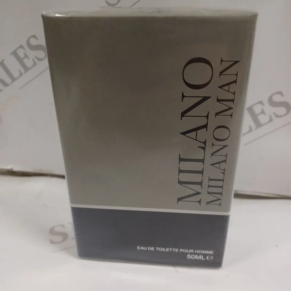 BOXED AND SEALED MILANO MILANO MAN EAU DE TOILETTE POUR HOMME 50ML