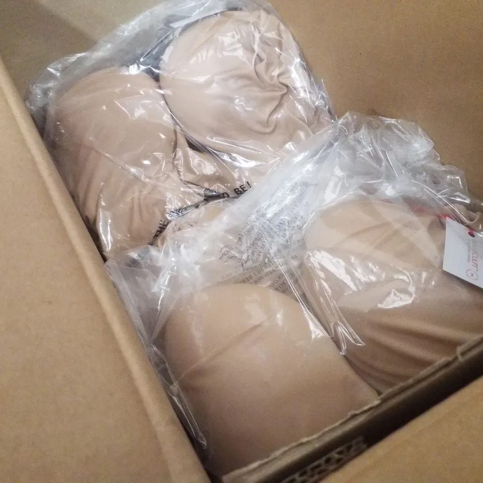BOX CONTAINING APPROXIMATELY 7 BRAND NEW MAGISCULPT ALMOND BODYSUIT - SIZE 44D