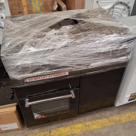 BELLING KENSINGTON 90DFT 90 CM DUAL FUEL RANGE COOKER - BLACK