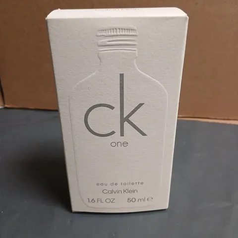 BOXED CK CALVIN KLEIN ONE EAU DE TOILETTE 50ML