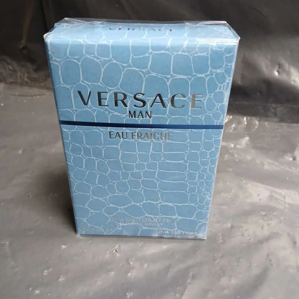 BOXED AND SEALED VERSACE MAN EAU FRAICHE EAU DE TOILETTE 100ML