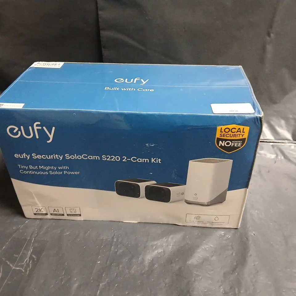 EUFY SECURITY SOLOCAM S220 2-PACK WITH HOMEBASE EU – WIRELESS CAMERAS