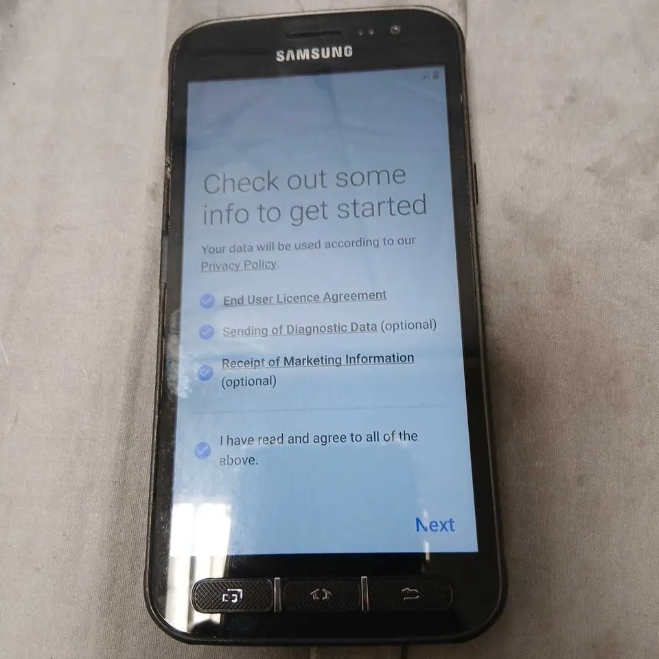 SAMSUNG SMARTPHONE – BLACK