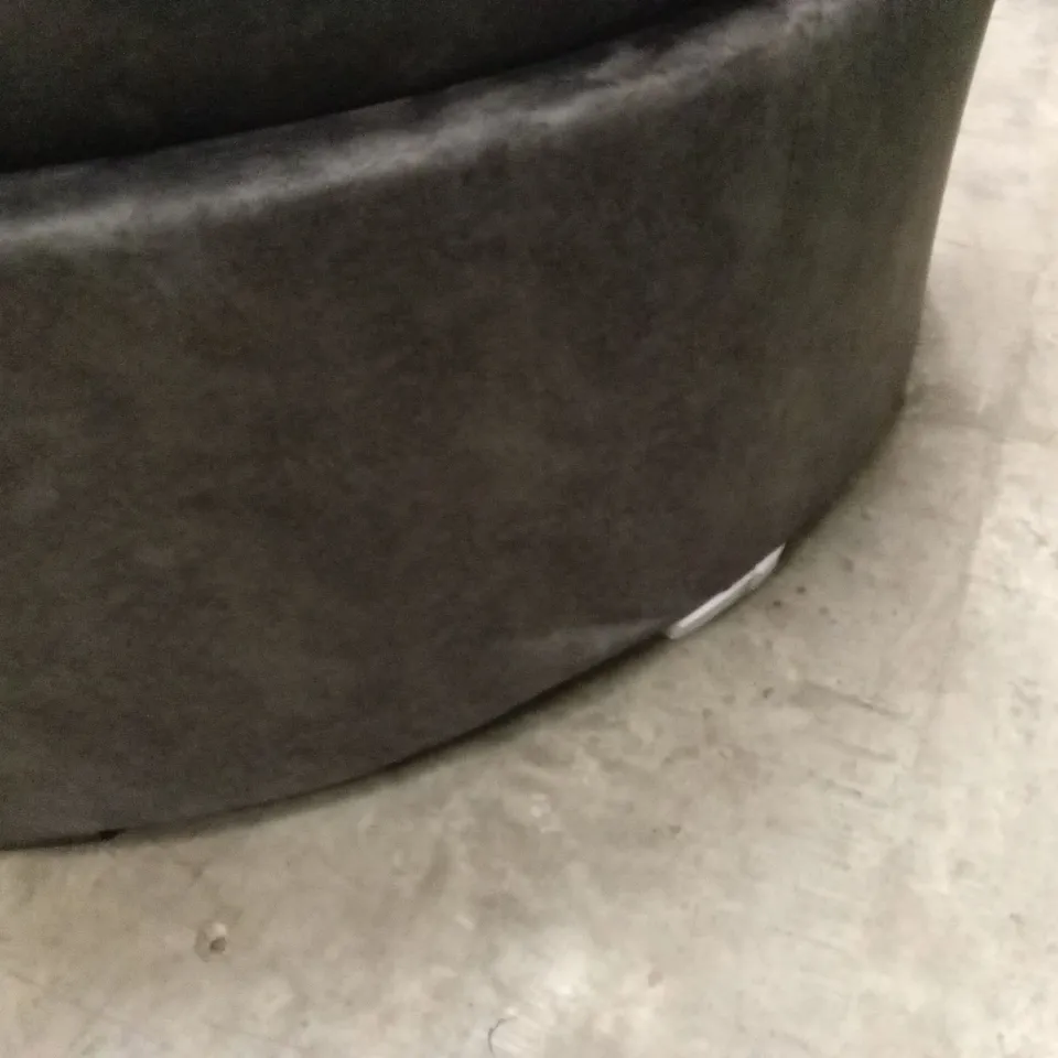 AMARA LEFT HAND DOUBLE ARM CORNER GROUP SOFA - CHARCOAL RRP £2649