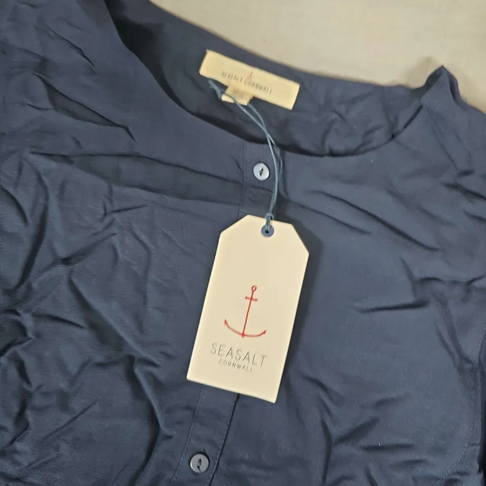 SEASALT CORNWALL HIGH WOODS SHIRT IN ICE FLOWER MARITIME - UK 24