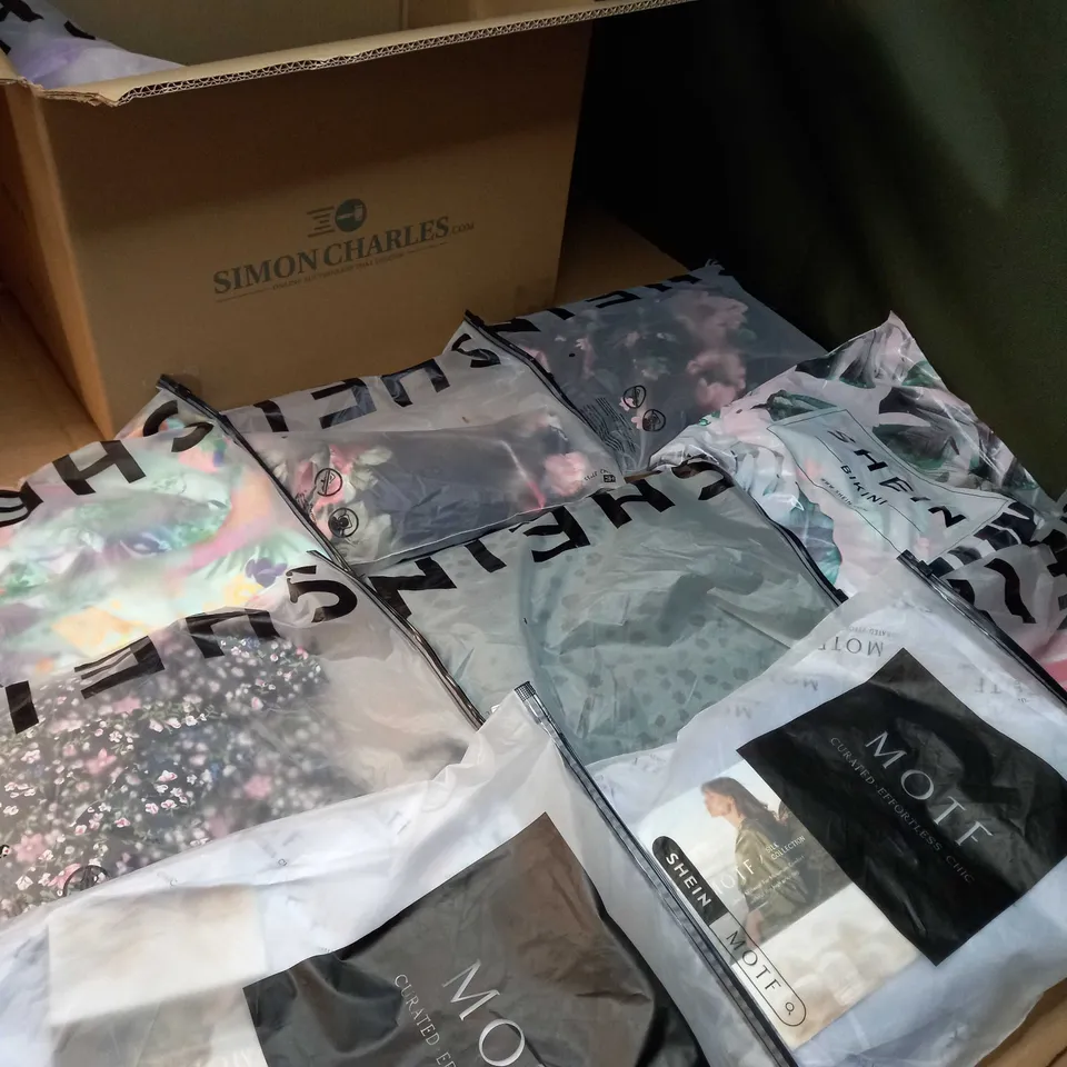 LOT OF APPROX 15 ASSORTED BAGGED SHEIN PRODUCTS