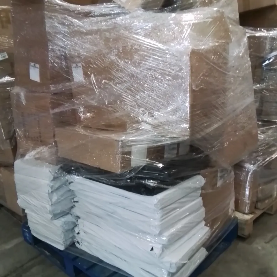 PALLET OF ASSORTED HOUSEHOLD GOODS AND PRODUCTS TO INCLUDE;CORDLESS BLOWER,PLAYPEN 