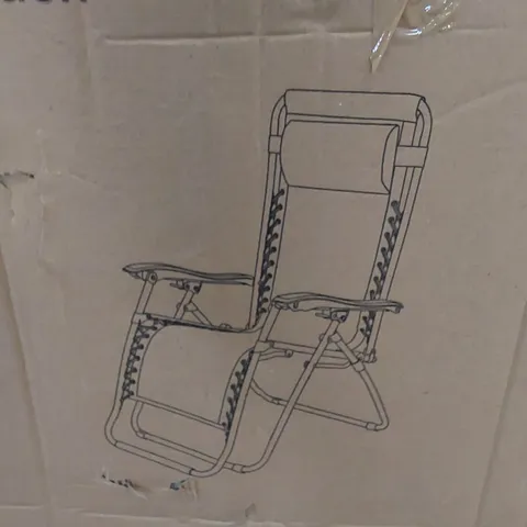 BOXED LUXURY RELAXER CHAIR - BLACK (1 BOX)