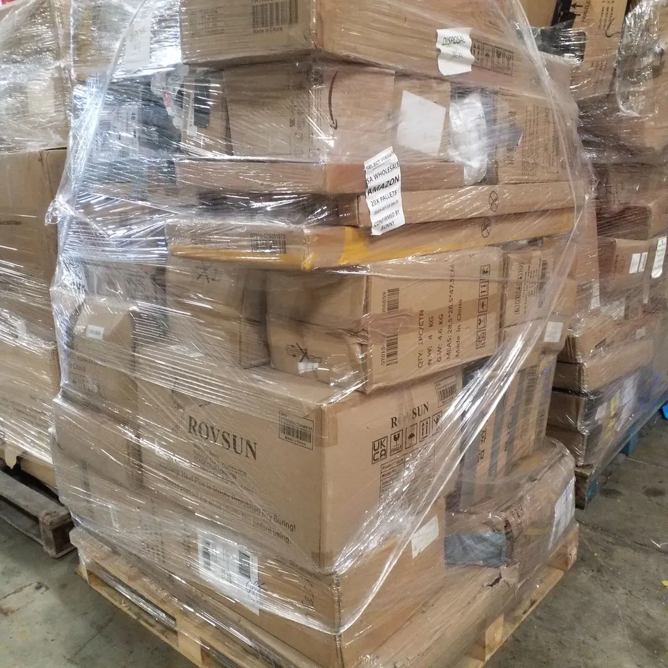 PALLET CONTAINING ASSORTED PRODUCTS INCLUDING TOAST CASE & ELECTRIC FRYER