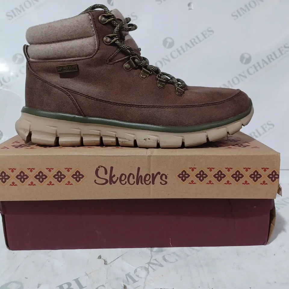 SKETCHERS BROWN WARM BOOTS SIZE 7 