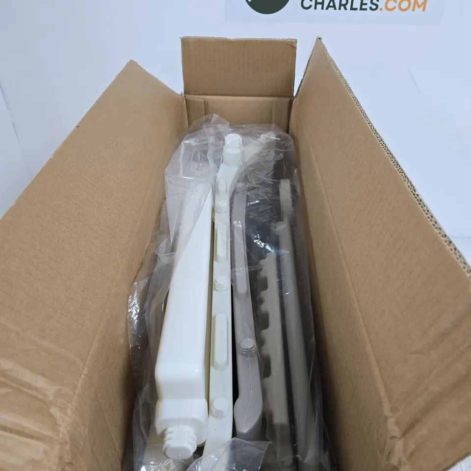 KID KID CHILDREN'S PLASTIC GREY SLIDE PLAYSET – BOXED (UNASSEMBLED)