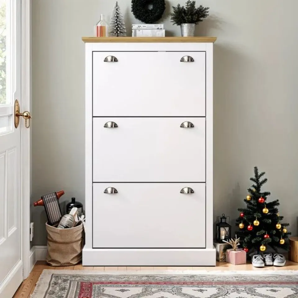 BOXED SUFY 4 DOOR FLIP DOWN SHOE STORAGE 