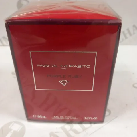 BOXED AND SEALED PASCAL MORABITO PARIS PURPLE RUBY EAU DE PARFUM 95ML
