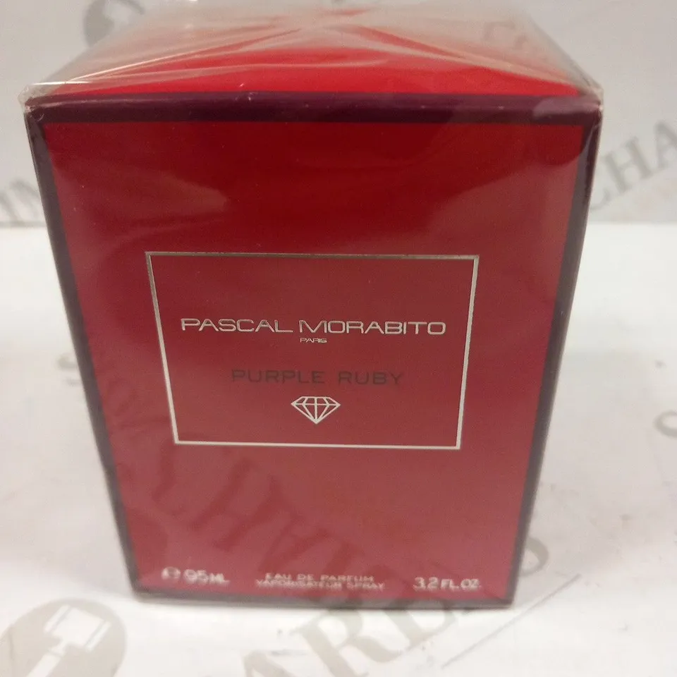 BOXED AND SEALED PASCAL MORABITO PARIS PURPLE RUBY EAU DE PARFUM 95ML