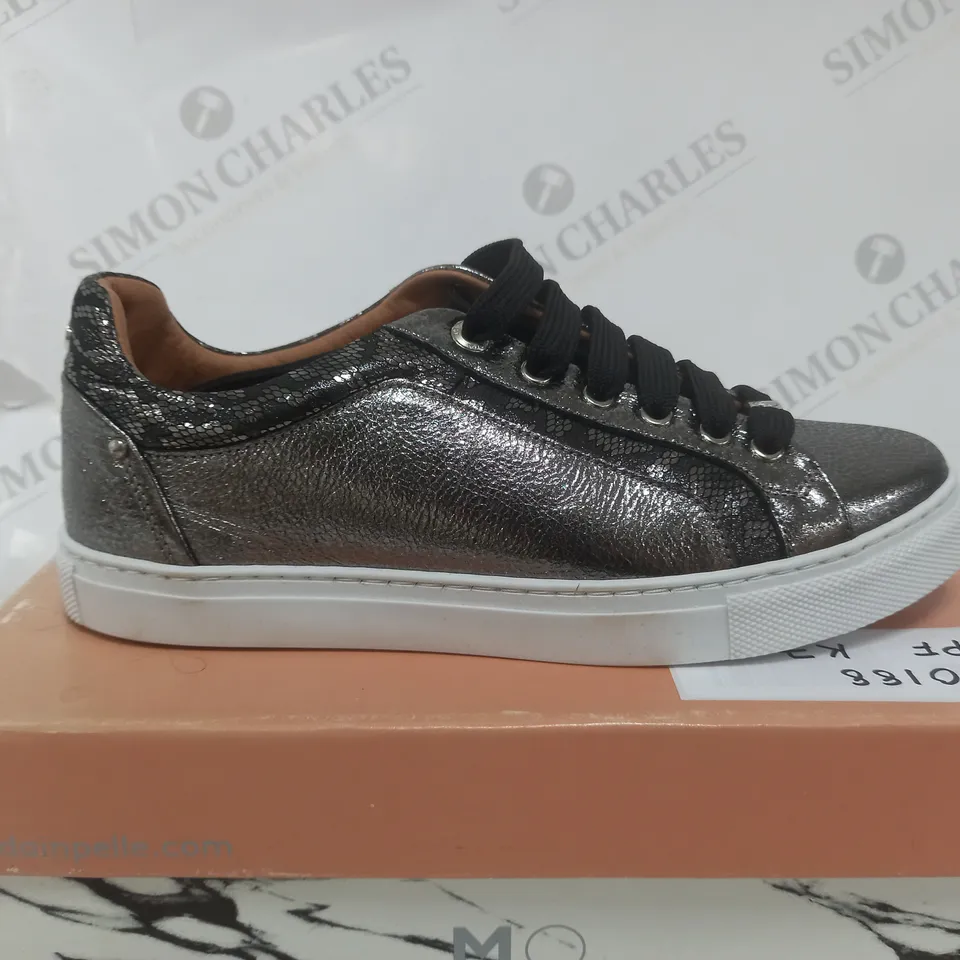 MODA IN PELLE ARONDA TRAINER PEWTER SIZE 7